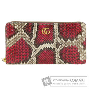 Gucci Marmont Long Wallet Python Leather